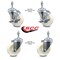 Service Caster 4 Inch Nylon Wheel Swivel 10mm Threaded Stem Caster Brakes SCC, 2PK SCC-TS20S414-NYS-M1015-2-TLB-2 - alternate 1